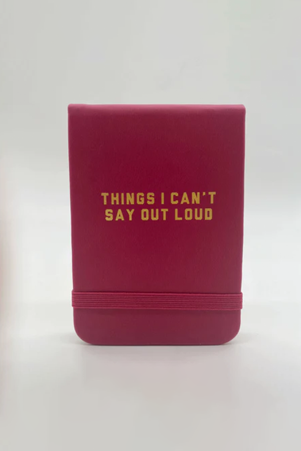 Things I Cant Say Out Loud Leatherette Pocket Journal - Visual Media Number 1 of 1