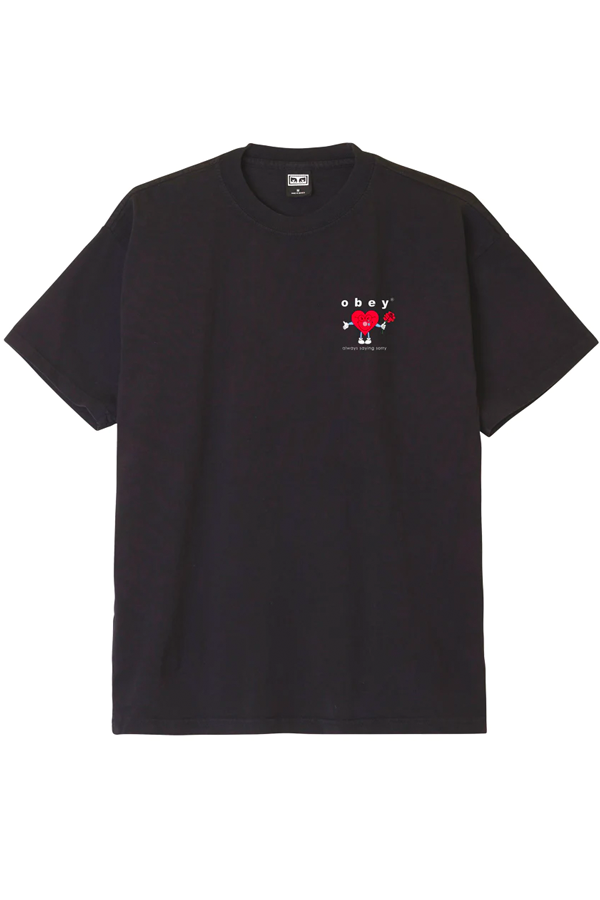 Obey Always Saying Sorry Tee | Off Black - Thumbnail Image Number 2 of 2