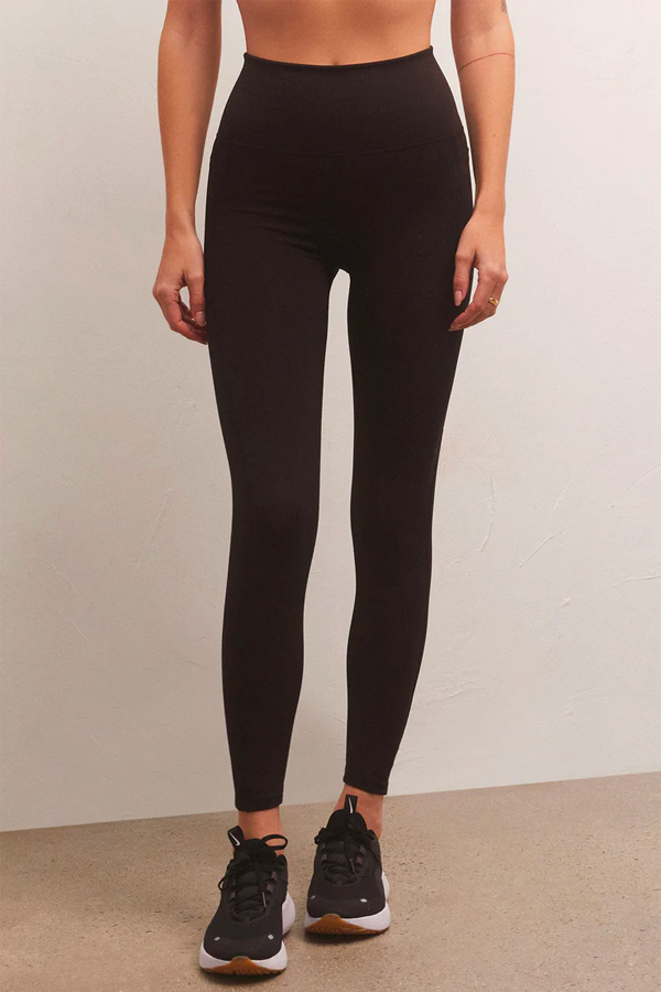 Good Form Rib 7/8 Legging | Black - Visual Media Number 2 of 4