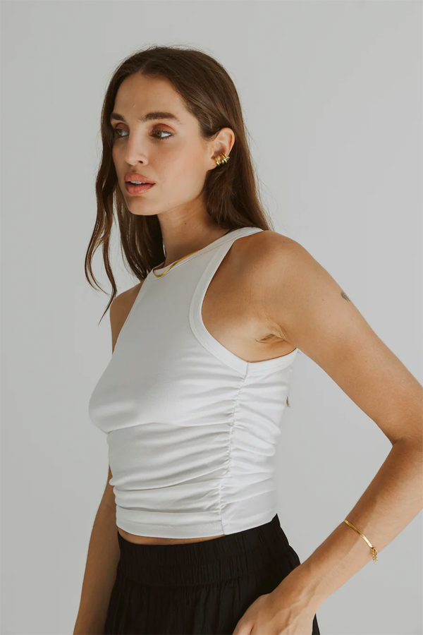 The Andi Top | White - Thumbnail Image Number 2 of 4