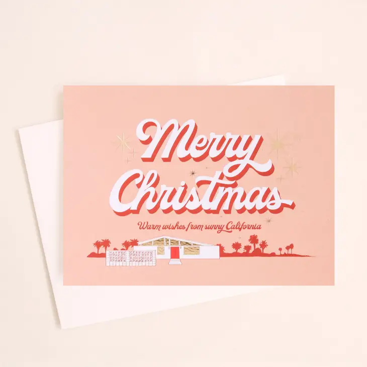 Merry Christmas Sunny CA Card - Visual Media Number 1 of 1