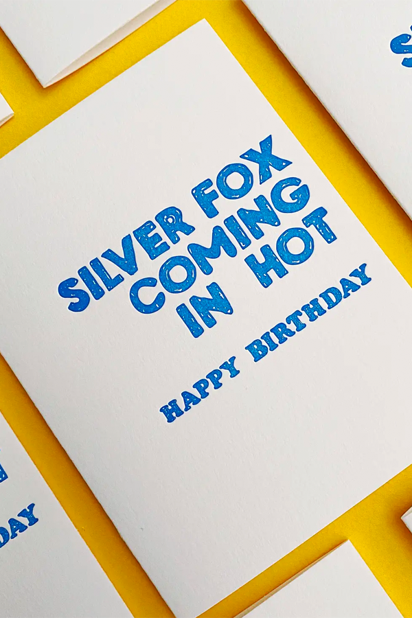 Silver Fox Coming In Hot Card - Visual Media Number 1 of 1