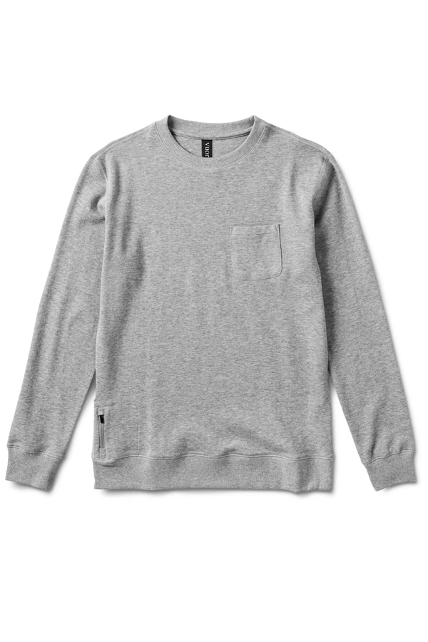 Jeffreys Pullover | Heather Grey - Thumbnail Image Number 3 of 3
