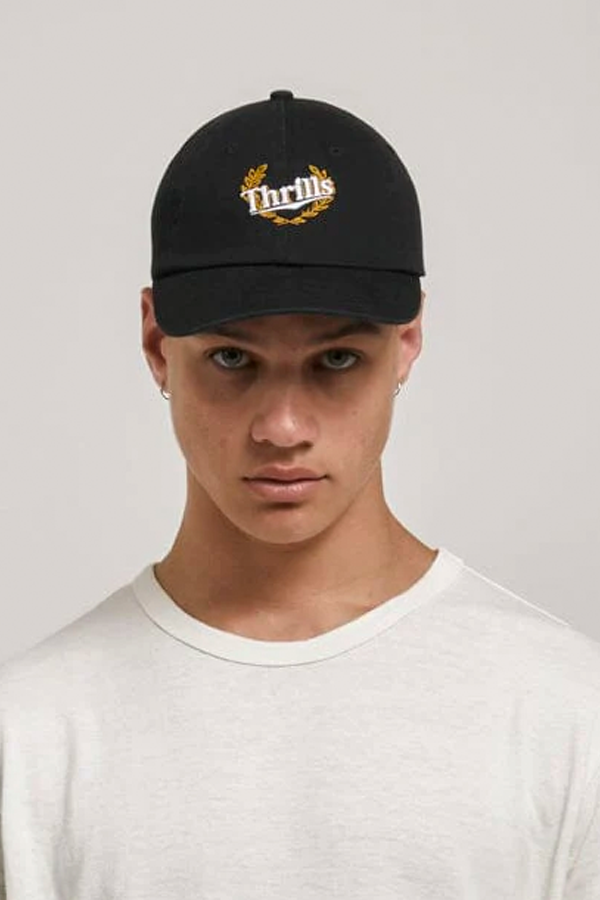 Animal House 6 Panel Cap | Washed Black - Thumbnail Image Number 1 of 2