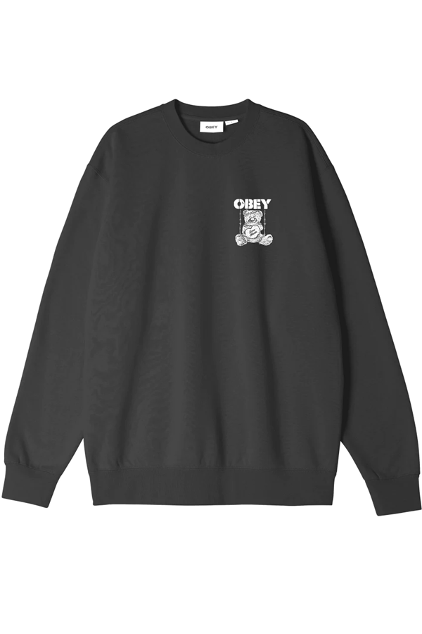 Obey Love Hurts Crew | Black - Thumbnail Image Number 2 of 2