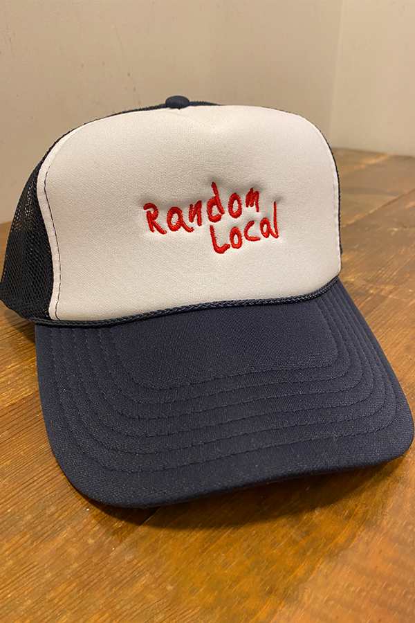 Random Local Trucker Hat Navy White West of Camden