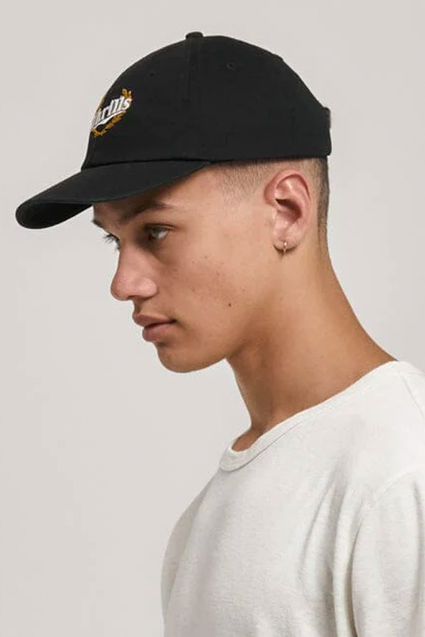 Animal House 6 Panel Cap | Washed Black - Thumbnail Image Number 2 of 2