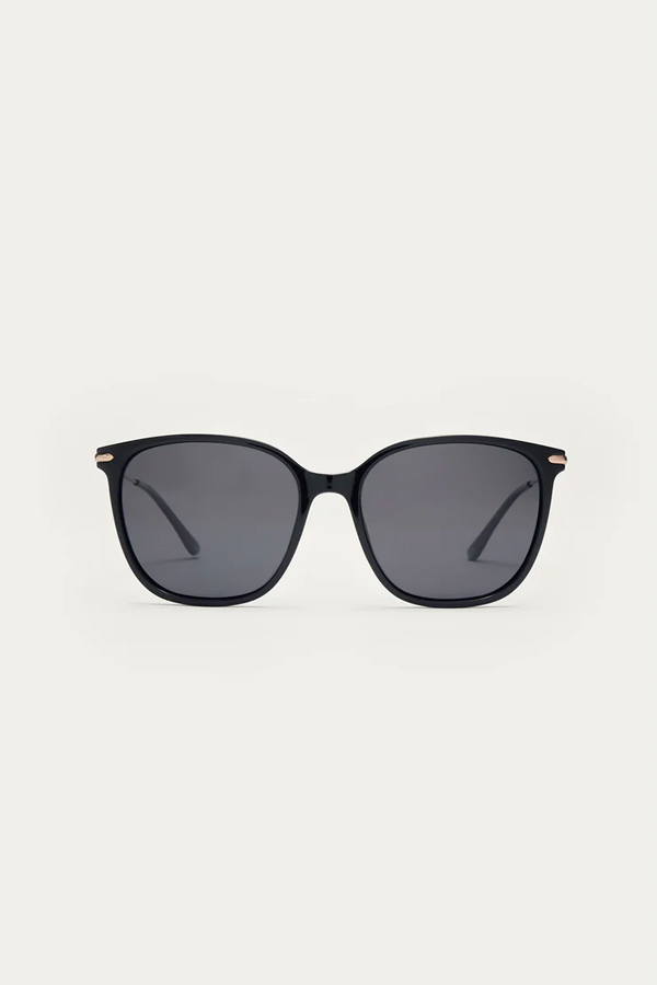 Panache Sunglasses | Polished Black - Grey - Main Image Number 4 of 5