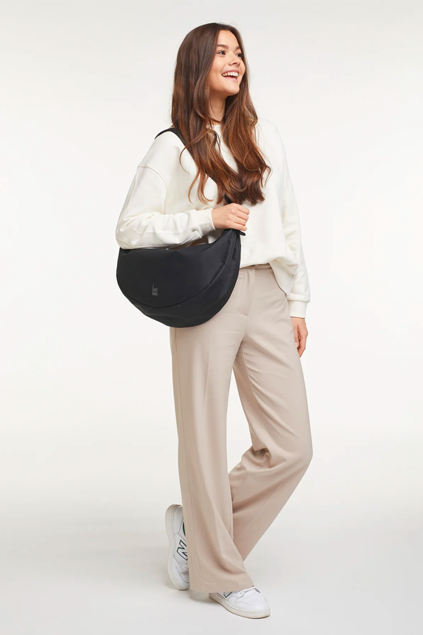 Moon Bag Large (Monochrome) | Black - Thumbnail Image Number 2 of 4