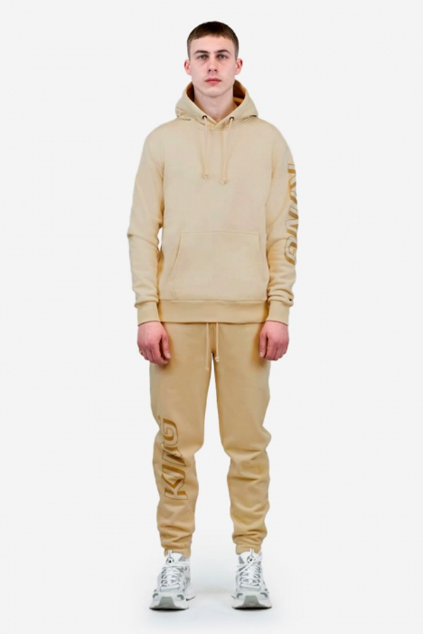 Manor Tracksuit Bottoms | Cement - Visual Media Number 1 of 3