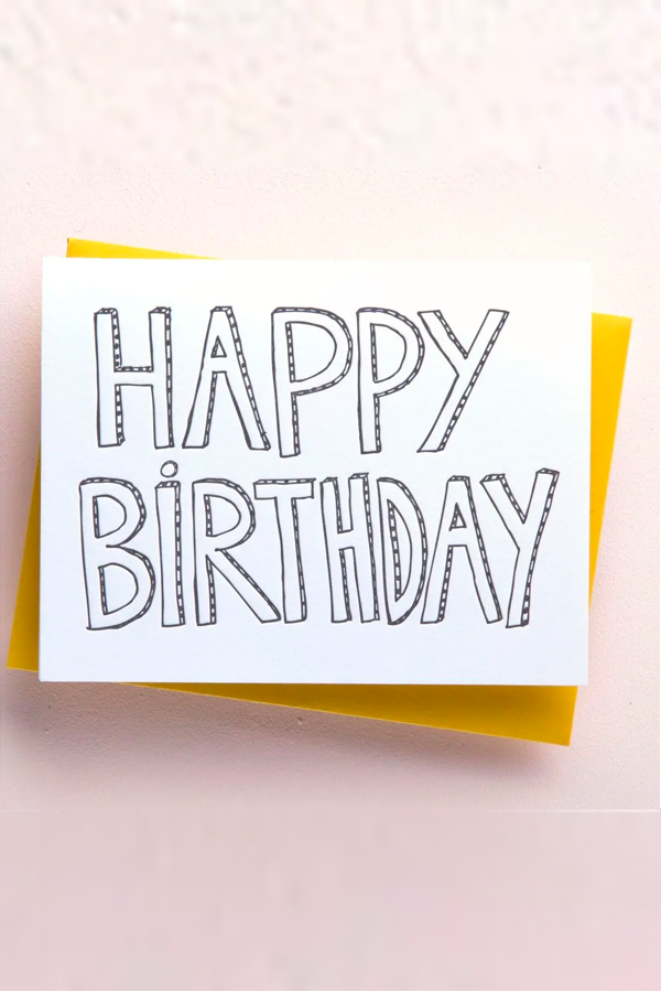 Hand Drawn Birthday Card - Visual Media Number 1 of 1