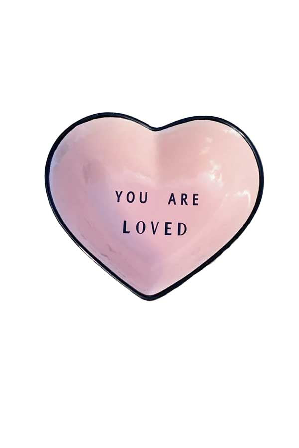 You Are Loved Heart Trinket Bowl - Visual Media Number 1 of 1