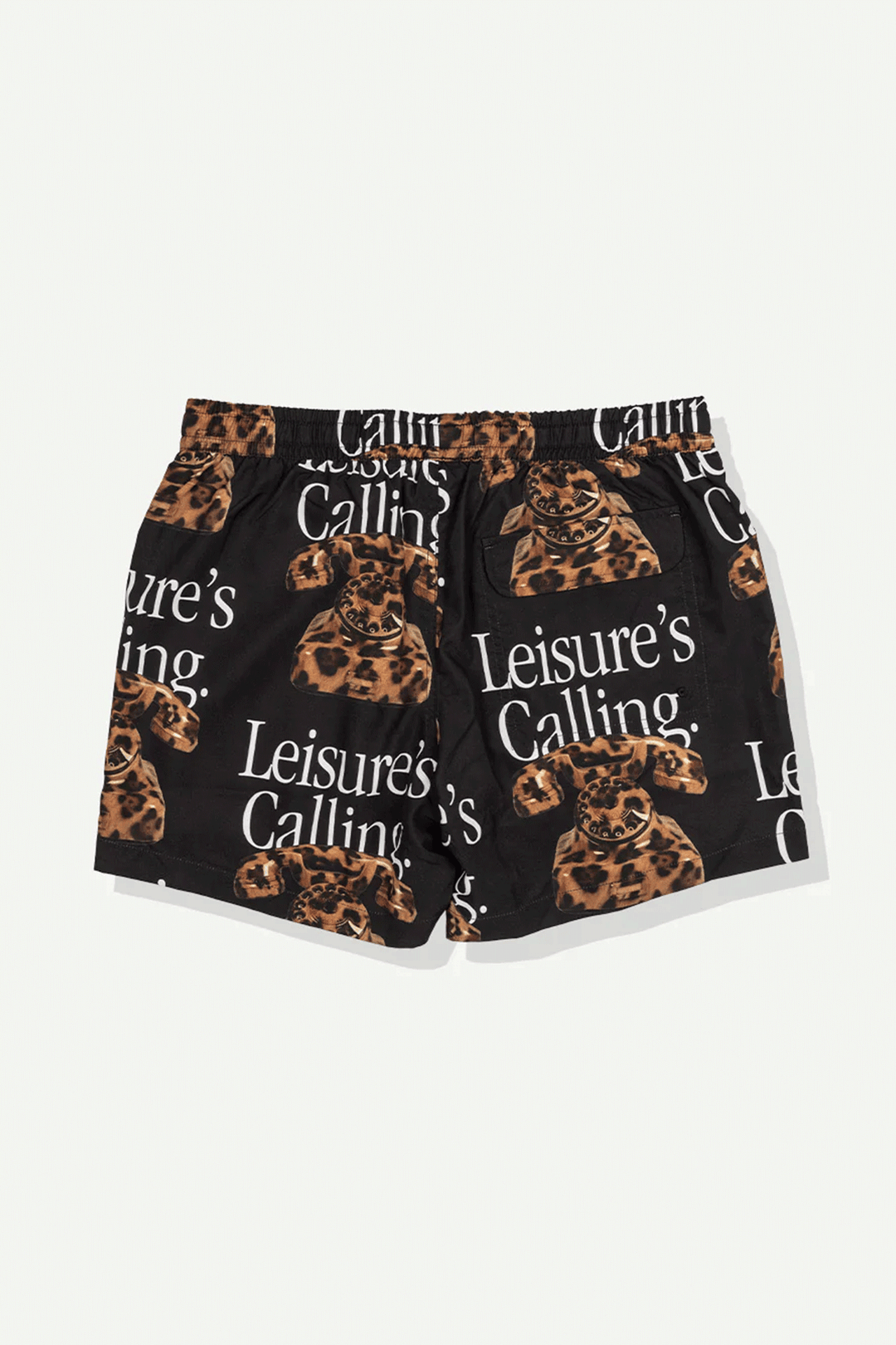 Cat Call Swim Short | Black - Visual Media Number 2 of 2