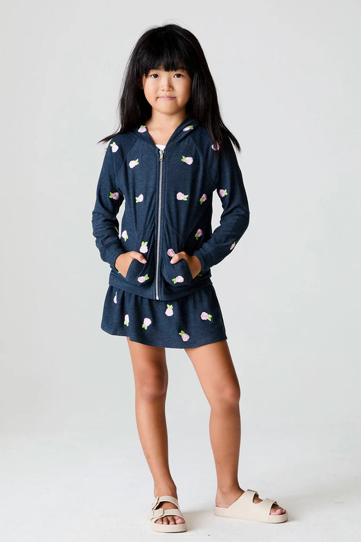 Rose Buds Zip-Up Hoodie | Avalon - Thumbnail Image Number 1 of 2