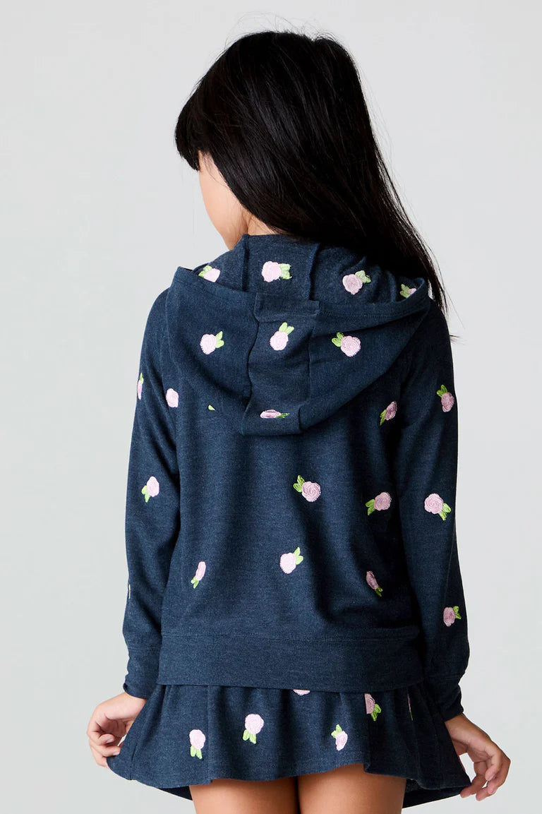 Rose Buds Zip-Up Hoodie | Avalon - Visual Media Number 2 of 2