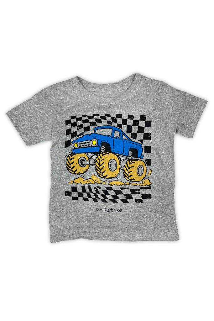 Monster Truck Tee | Heather Grey - Visual Media Number 1 of 1