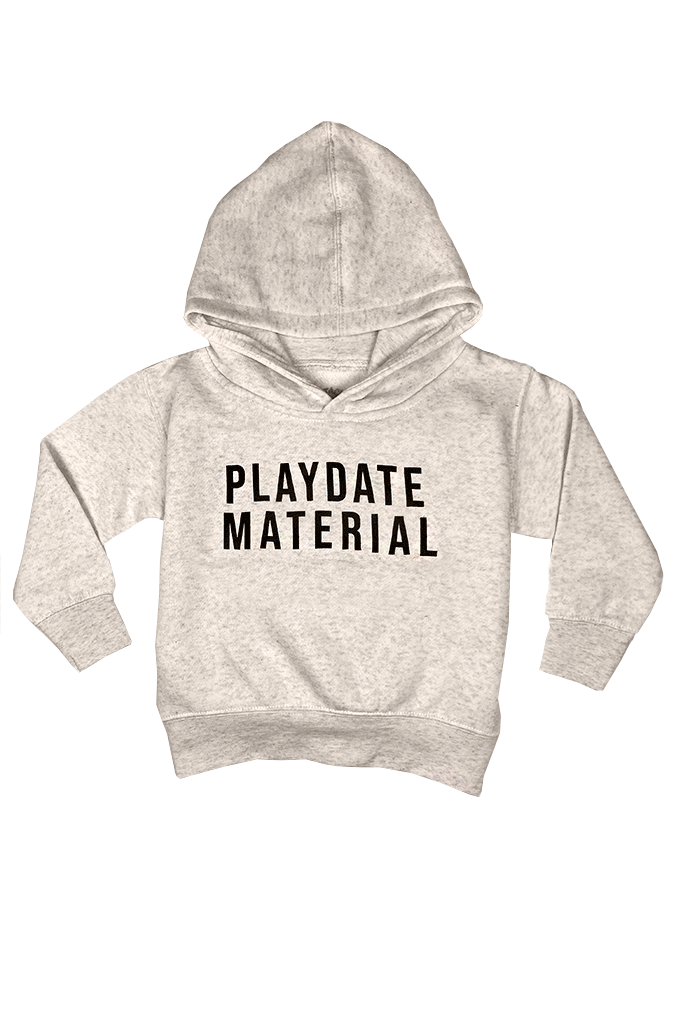 Playdate Material Hoodie | Natural Heather - Visual Media Number 1 of 1