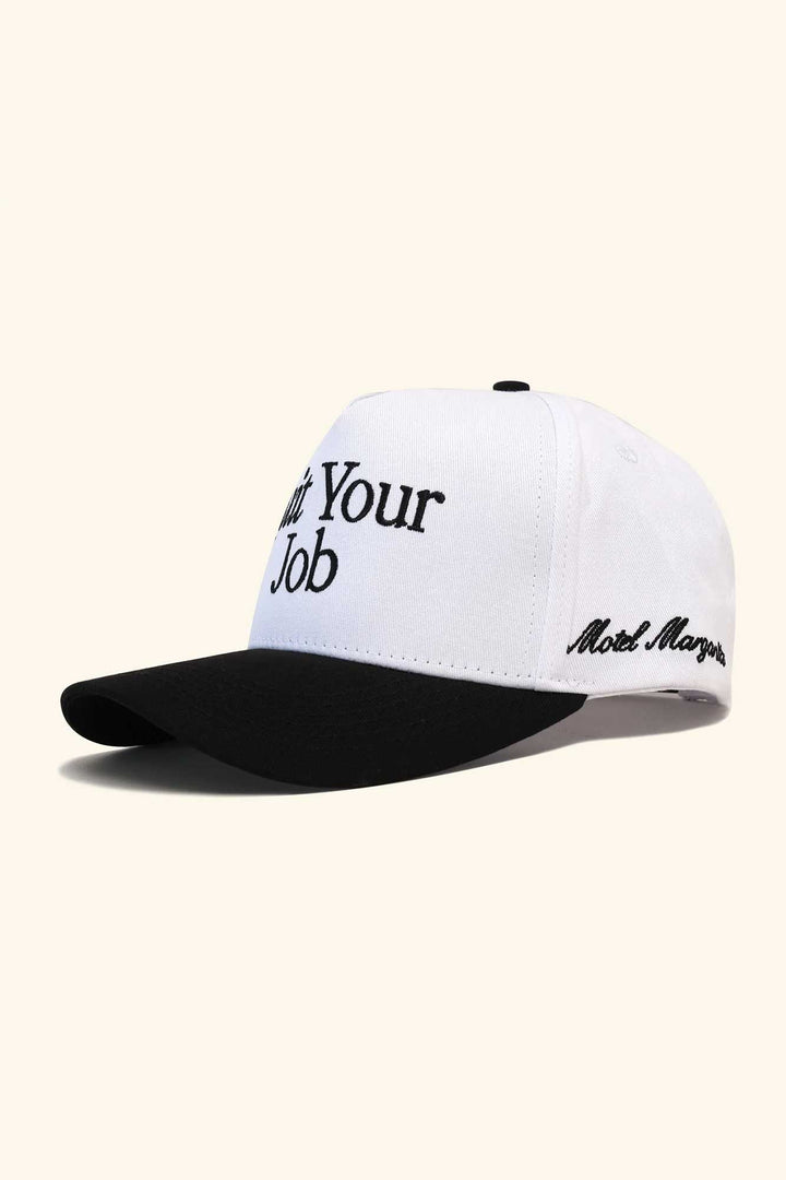 Quit Your Job Snapback | Black & White - Thumbnail Image Number 2 of 2