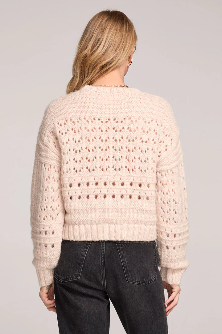 Ronnie Knit Sweater | Natural - Thumbnail Image Number 2 of 3