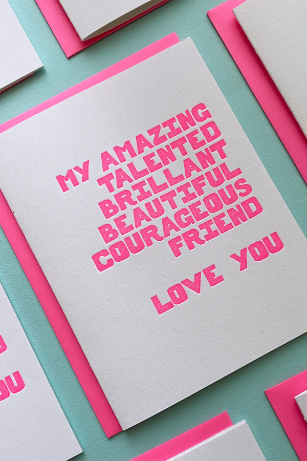 Amazing Talented Friend Card - Visual Media Number 1 of 1