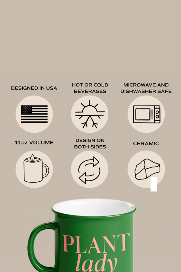 Plant Lady Campfire Coffee Mug - Visual Media Number 2 of 2