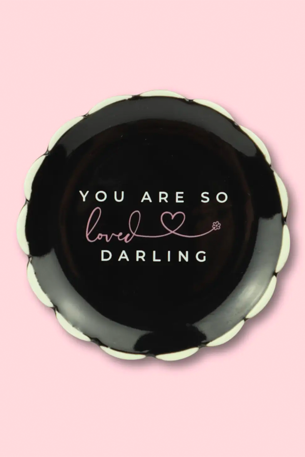 You Are So Loved Darling Trinket Tray - Visual Media Number 1 of 1