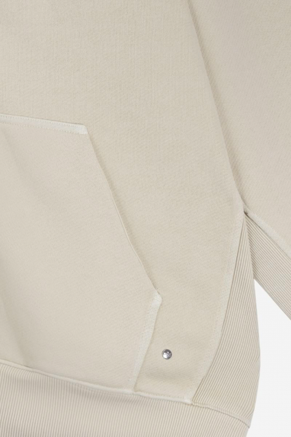 Primary Zip Through Hoodie | Bone White - Thumbnail Image Number 4 of 5