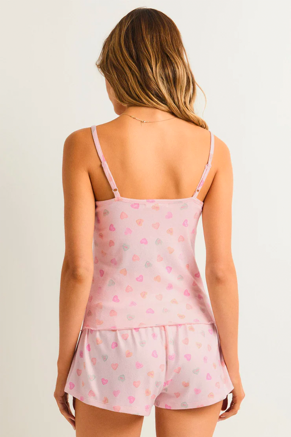 Candy Hearts Cami | Whisper Pink - Thumbnail Image Number 3 of 3
