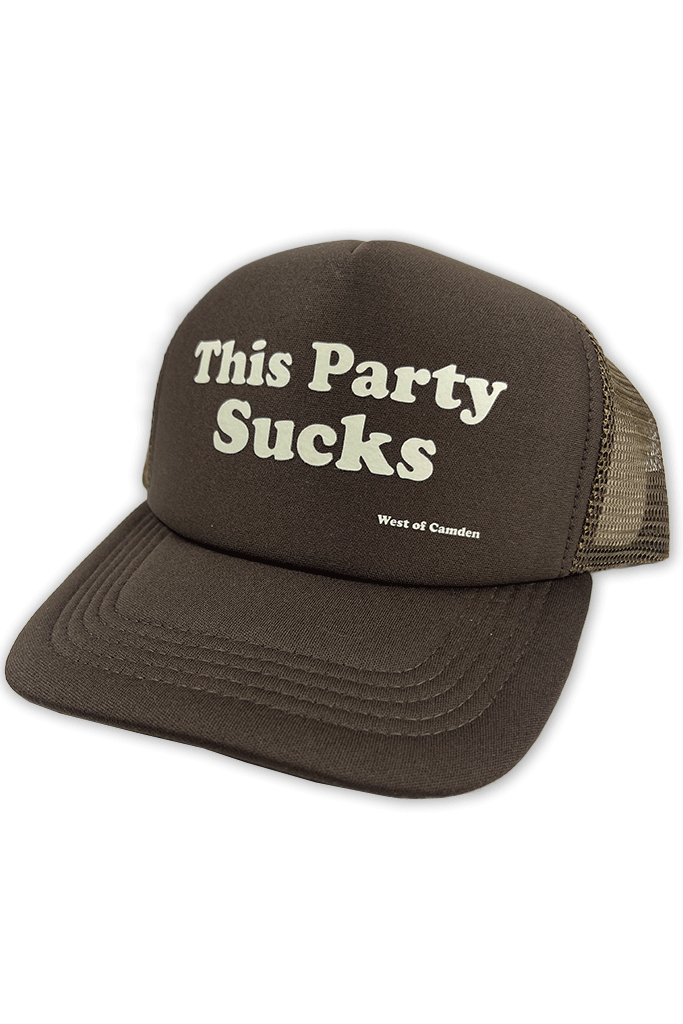 This Party Sucks Hat | Brown - Visual Media Number 1 of 1