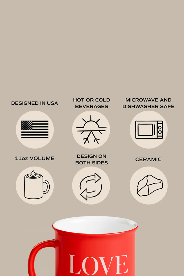 Love You Campfire Coffee Mug - Thumbnail Image Number 3 of 3