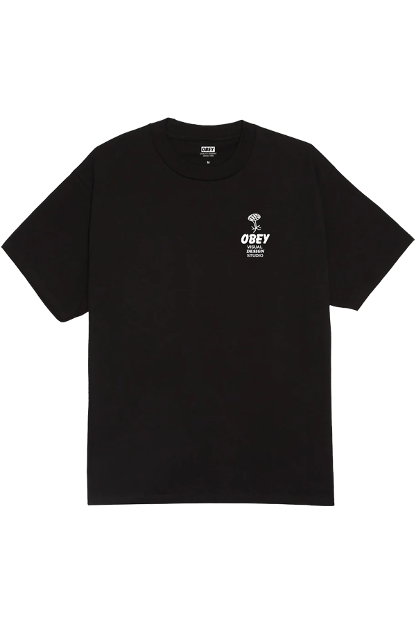 Obey Building Strong Minds Tee | Black - Thumbnail Image Number 2 of 2