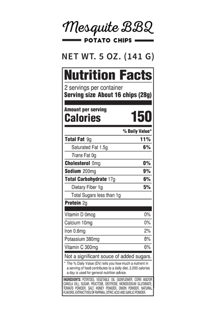 Pop Daddy Mesquite BBQ Kettle Cooked Potato Chips 5.0oz - Thumbnail Image Number 2 of 2