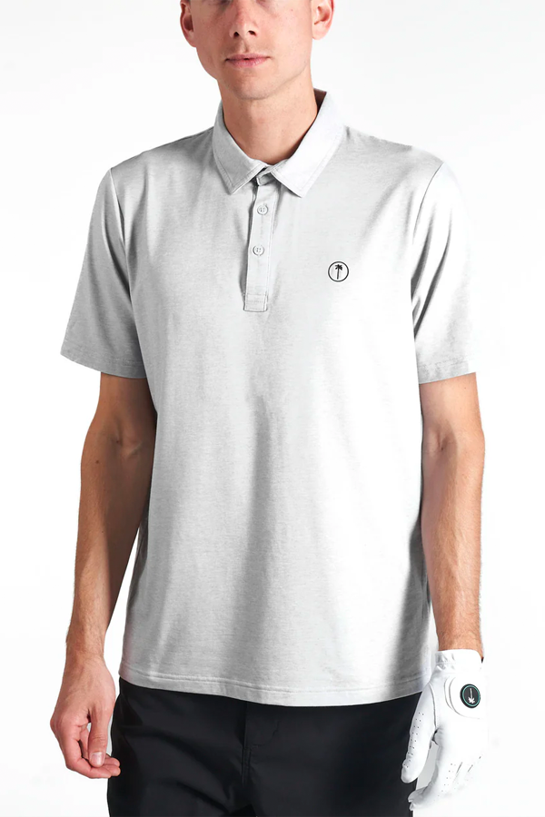 Coasty Polo | Heather Grey - Thumbnail Image Number 1 of 3
