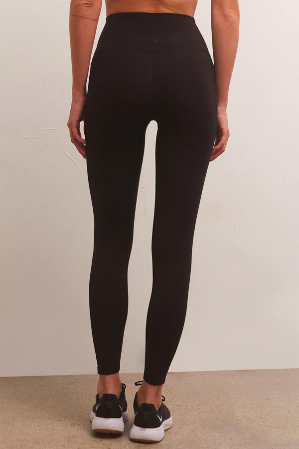 Good Form Rib 7/8 Legging | Black - Visual Media Number 3 of 4