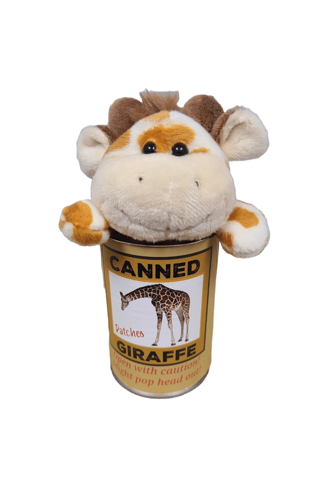 Canned Giraffe Stuffed Animal - Visual Media Number 2 of 2