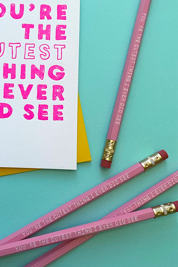 Cutest Thing I Ever Did See Pencil Set - Visual Media Number 1 of 1