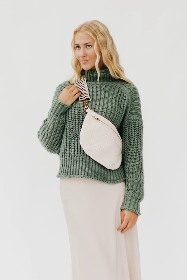 Westlyn Woven Bum Bag | Cream - Thumbnail Image Number 2 of 2
