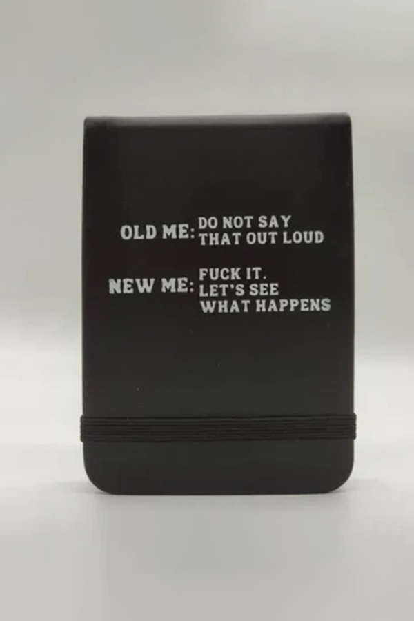 Old Me Vs New Me Leatherette Pocket Journal - Visual Media Number 1 of 1