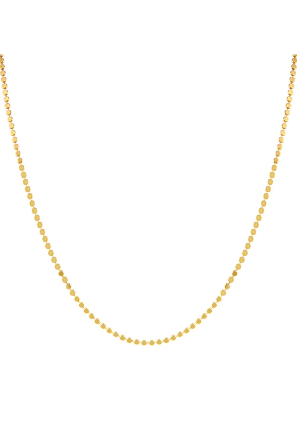 Flat Disc Necklace 16" - Thumbnail Image Number 1 of 2