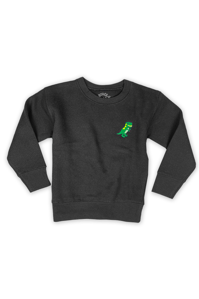 Dino Sweatshirt | Black - Visual Media Number 1 of 1