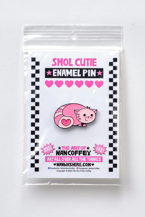Smol Cutie Enamel Pin | Pink - Visual Media Number 1 of 1