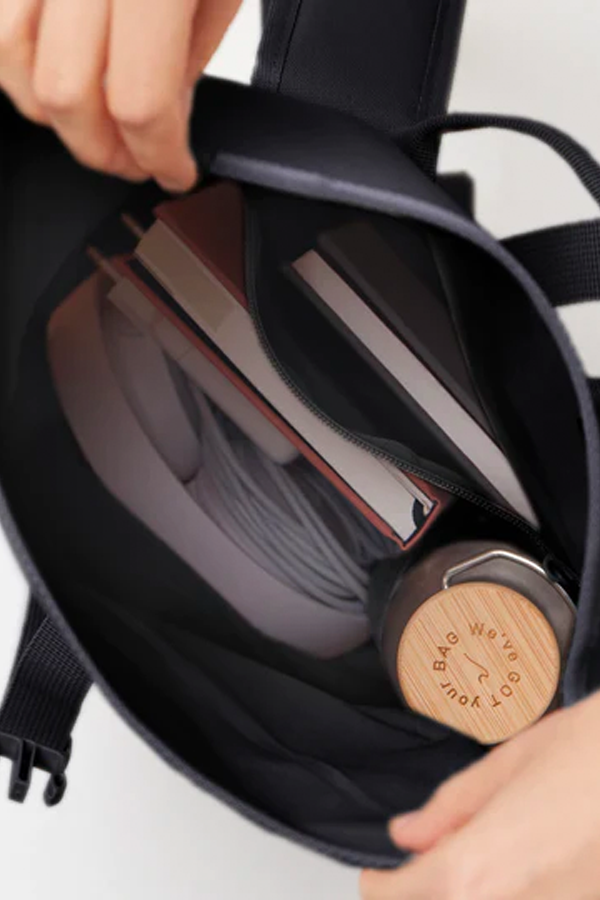 Rolltop Small Backpack | Black - Thumbnail Image Number 5 of 5
