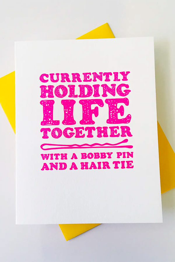 Holding Life Together Card - Visual Media Number 1 of 1
