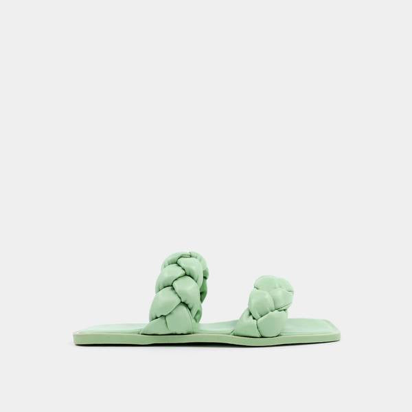 Daria Braided Sandal | Green - Visual Media Number 1 of 3