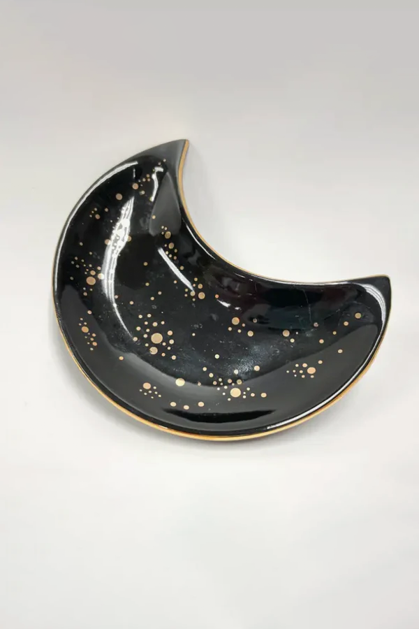 Moon Trinket Tray | Black - Visual Media Number 1 of 1