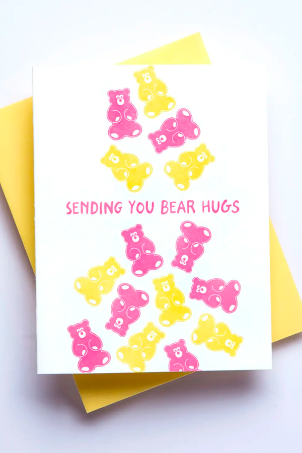 Sending You Bear Hugs Card - Visual Media Number 1 of 1