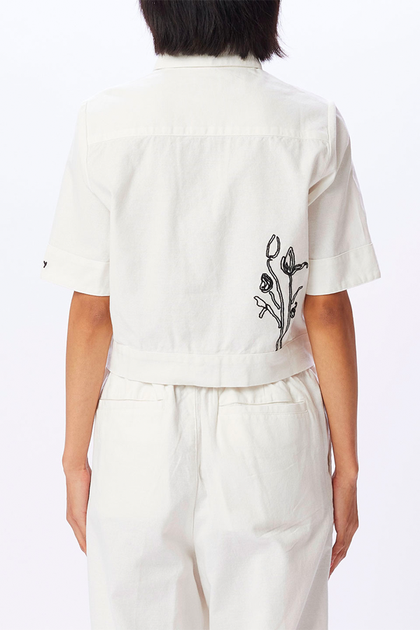 Adelina Work Shirt | Unbleached Multi - Thumbnail Image Number 3 of 3