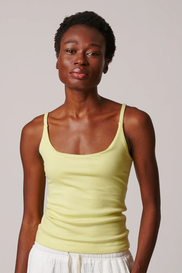 Ribbed Tank Top | Sunflower - Thumbnail Image Number 1 of 2