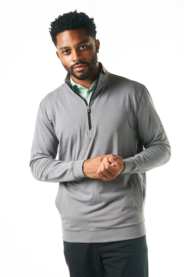 Getaway 1/4 Zip | Quiet Shade - Thumbnail Image Number 1 of 4