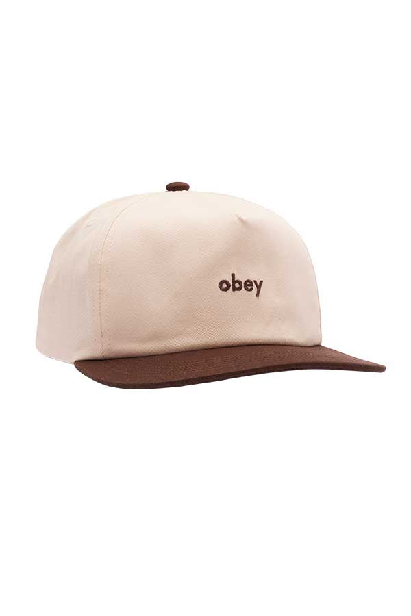 Obey Case 5 Panel Snapback | Java Brown Multi - Thumbnail Image Number 1 of 2